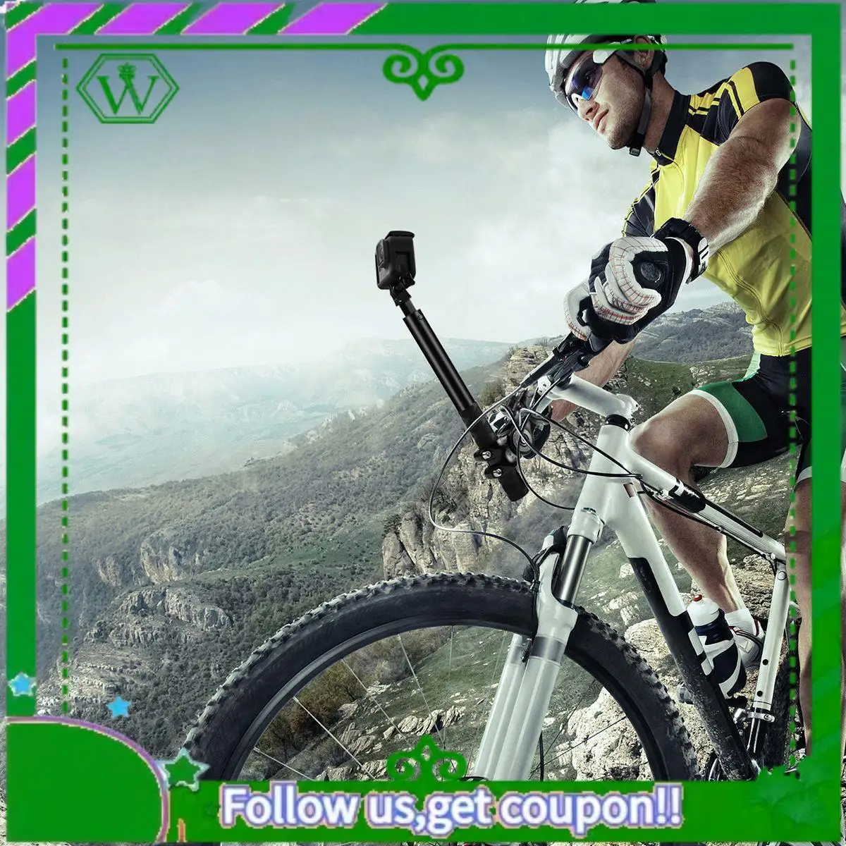 

Reliable-Motorcycle Bicycle Handlebar Fixture Phone Camera Mount Bracket Bicycle Handlebar Fixture Mount For Insta 360 X3/ONE X2