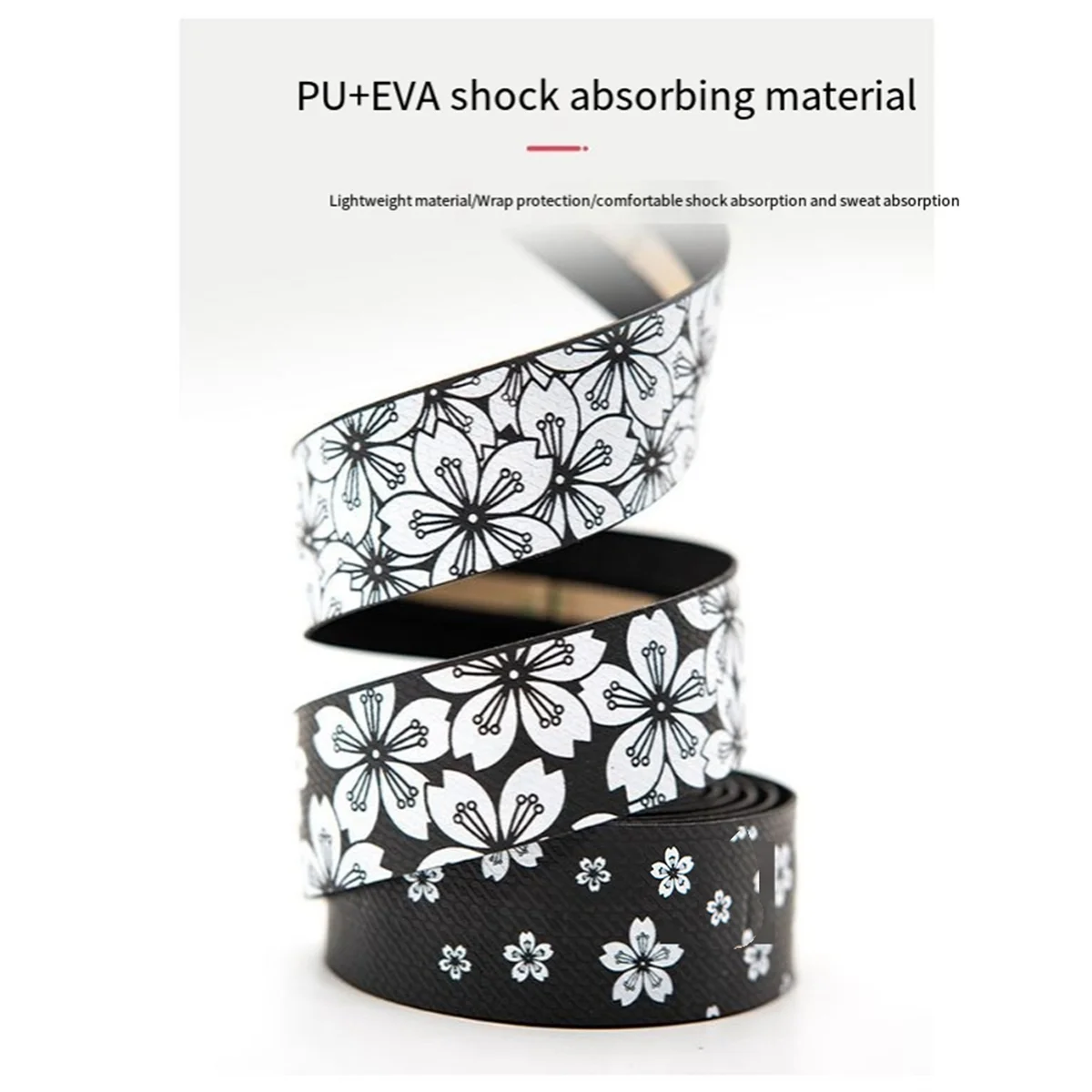 A26P دراجة المقود الشريط الطريق دراجة المقود الشريط للصدمات امتصاص الصدمات مقاومة للاهتراء ماصة للعرق أسود وردي