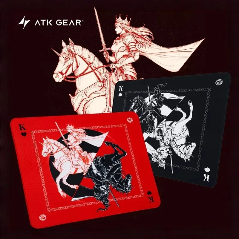 Genuine ATK GEAR Mouse Pad Warhorse Battle Riding Original Illustration E Sports FPS Game For Office Fearless Contract Delta