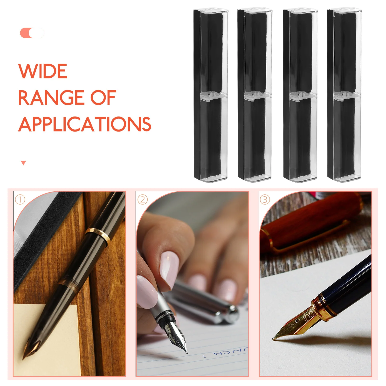 

12Pcs Small Pencil Box Convenient Pen Cases for School Office Business Trip Lightweight Transparent Pen Storage Case Holder