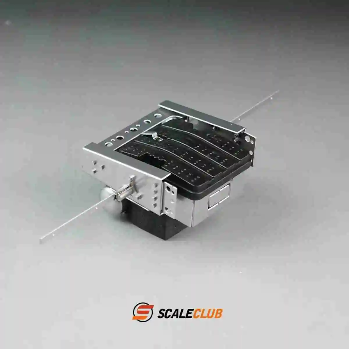 Scaleclub Model 1/14 tractor truck two axles battery box gas tank tail beam bracket for Tamiya LESU RC truck toy model parts