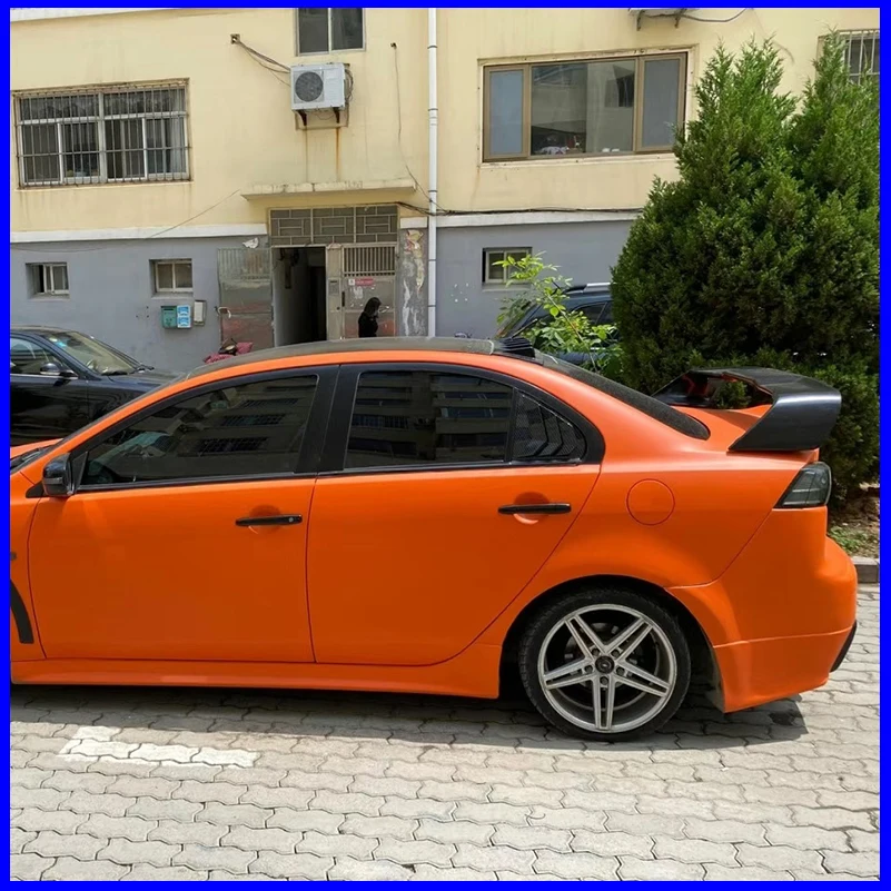 

Car Styling For Mitsubishi Lancer EX X Evo 2008-2018 Rear Window Shades Shutter Louver Vent Cover Trim Auto Accessories