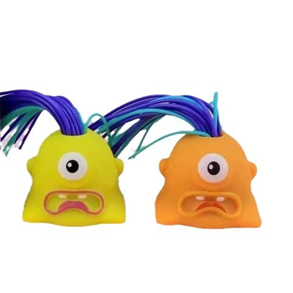 Pull Hair Plush Toy Funny Hair Pulling Will Be Screaming Release Toy Little Monster Trick Prank Toy  Children’s Halloween gift