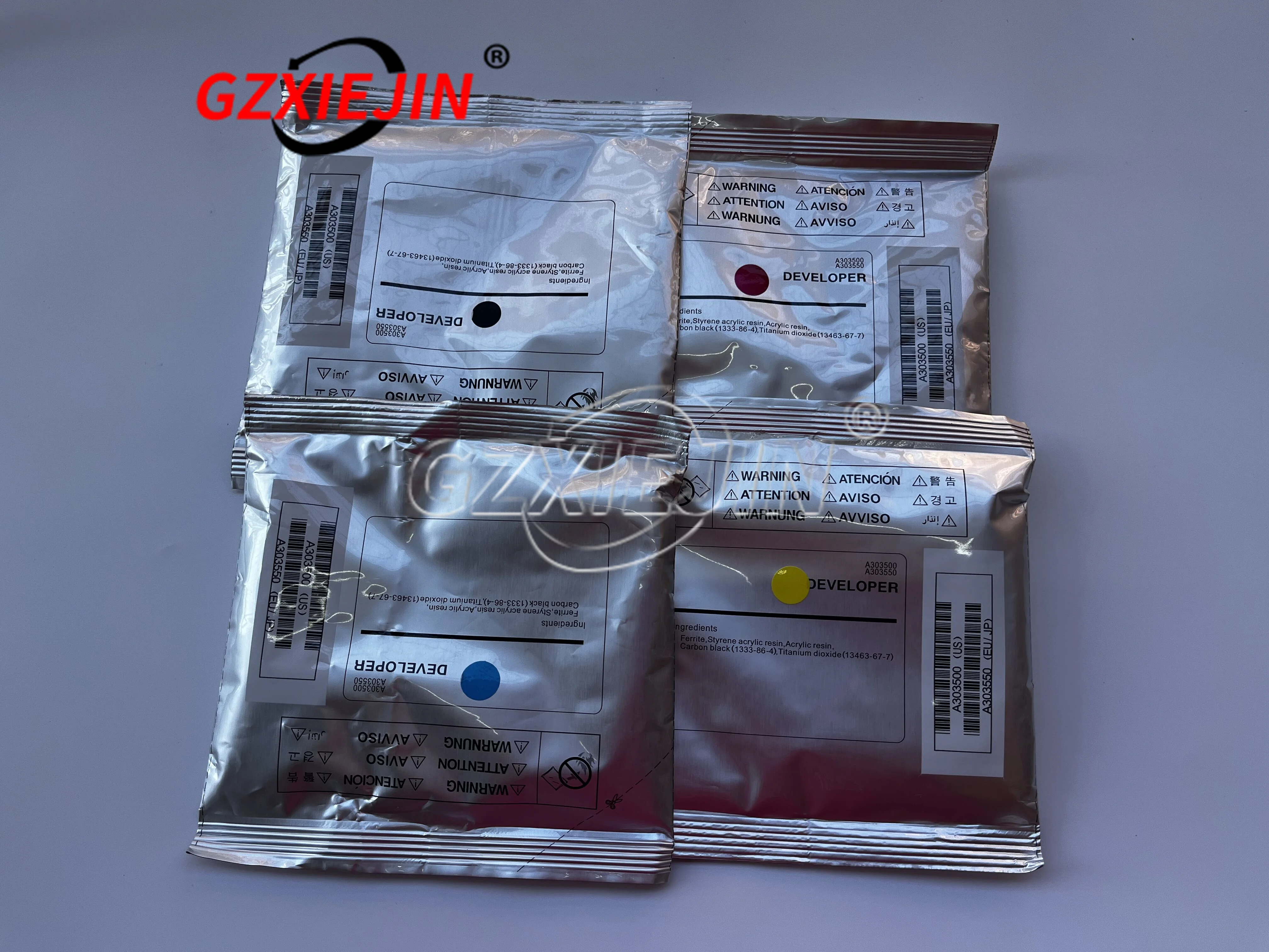 

DV-8350 DV8350 Developer for Kyocera TA2552 3252 2553 3253Ci 2554 3554ci Highly Stable Developer Powder 210G/Bag CMYK