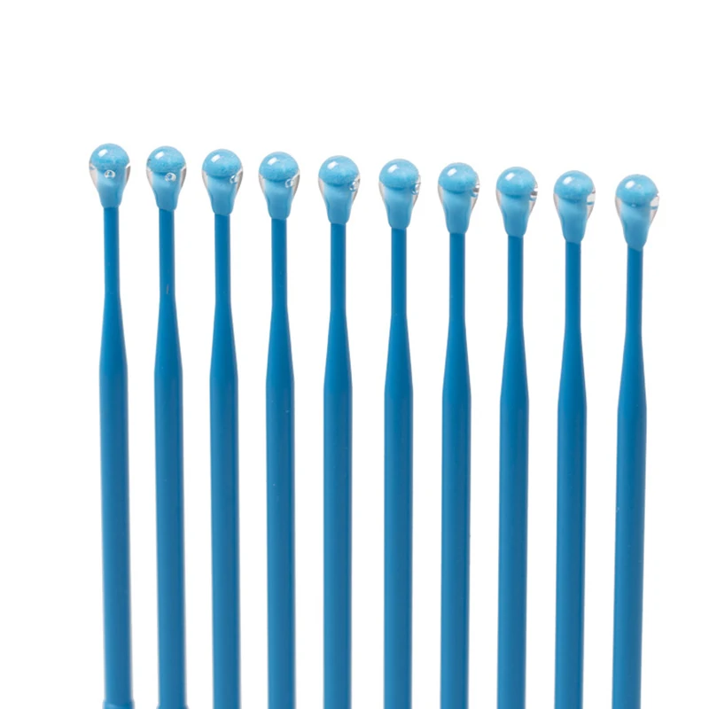 10/20pcs ทันตกรรมทันตกรรมกาวเคล็ดลับ Applicator Stick Disposable Micro Applicator แปรง Stick สําหรับฟันมงกุฎพอร์ซเลนวีเนียร์