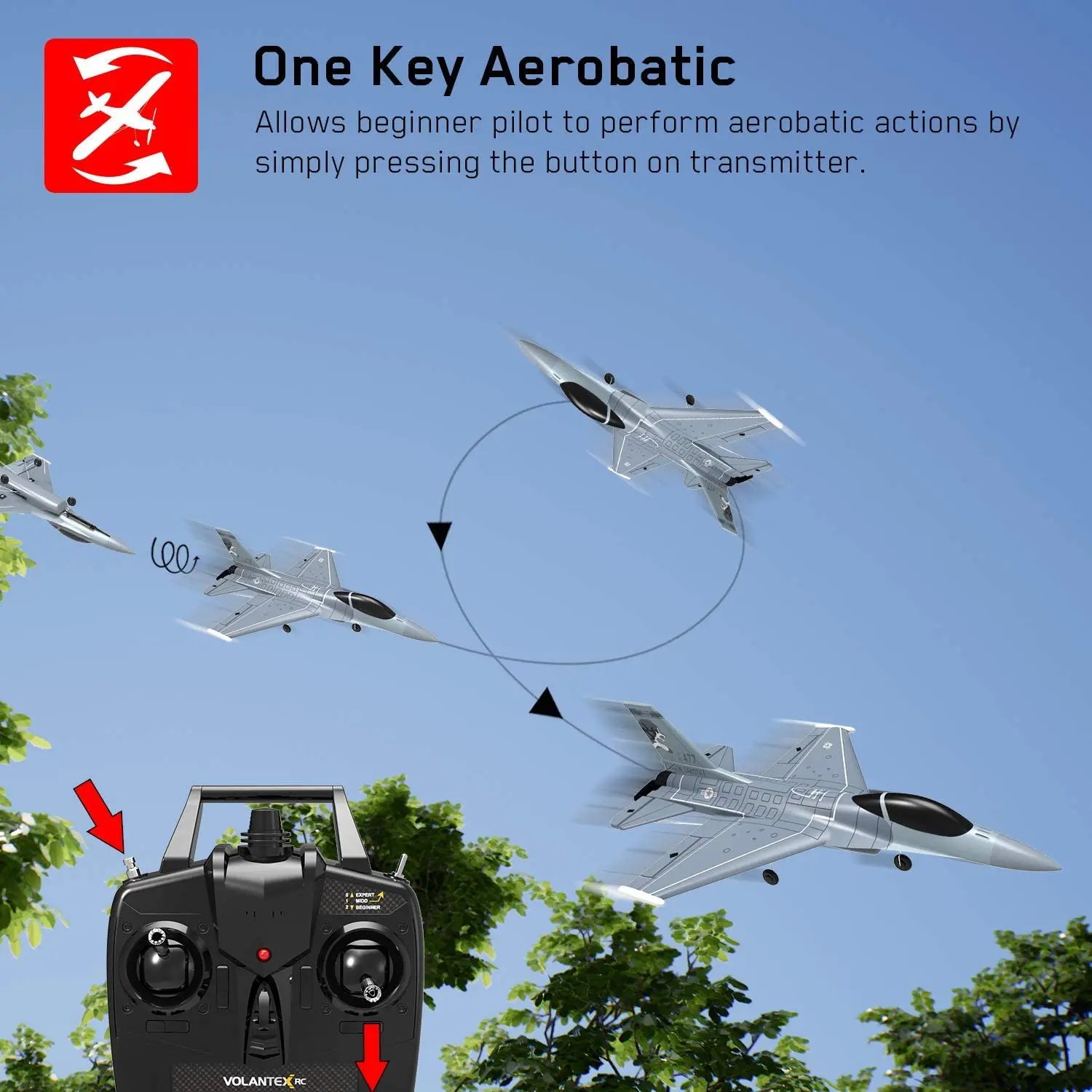 F16 4CH طائرة مزودة بجهاز للتحكم عن بُعد 2.4G 6-Axis Falco طائرة التحكم عن بعد بمفتاح واحد البهلوانية الثابتة الجناح F22 RC نموذج مقاتلة رغوة لعب للأولاد