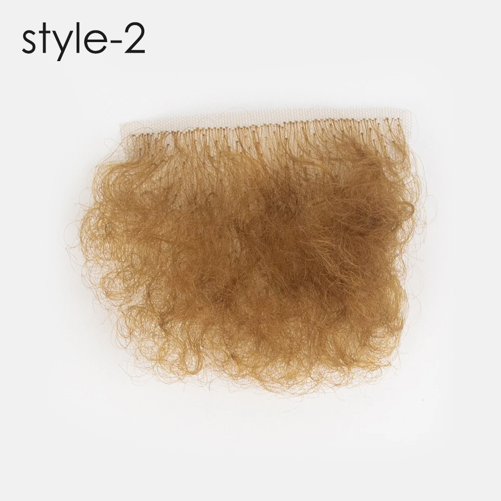 False Pubic Hair for Doll Silicone Fake Vagina Pant Sticker Hair for Crossdress Accessories