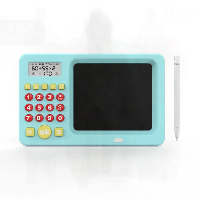 Tablero de escritura LCD para niños, máquina de aprendizaje de aritmética Oral, tableta de entrenamiento de matemáticas, juguete educativo interactivo recargable