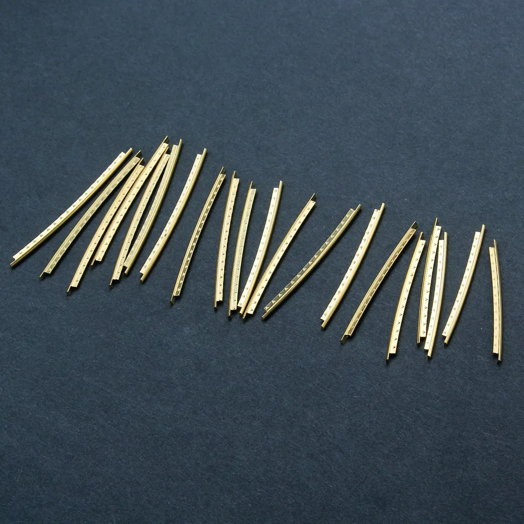 20Pcs/ Set Classical Acoustic Guitar Fret Wire Copper 20 Fingerboard Frets 2.0mm for Acoustic Guitar Parts