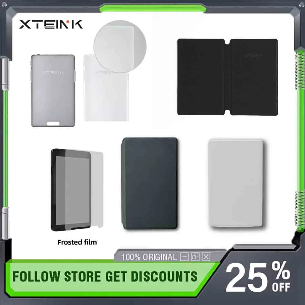 For XTEINK X4Classic E-ink Reader Official Accessories Tempered Film/Frosted Film/Frosted Shell/Magnetic Protection Case