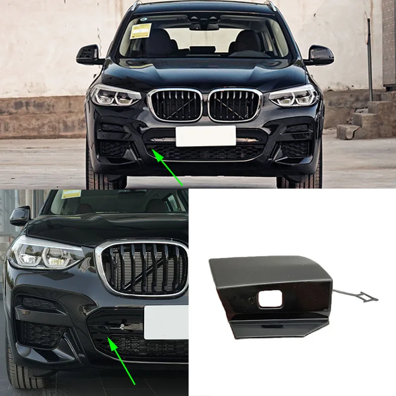 Tampa dianteira e traseira do gancho do reboque do carro, tampa do olho do reboque, BMW X3 M-SPORT G01 G08 2018 2019 2020 2021