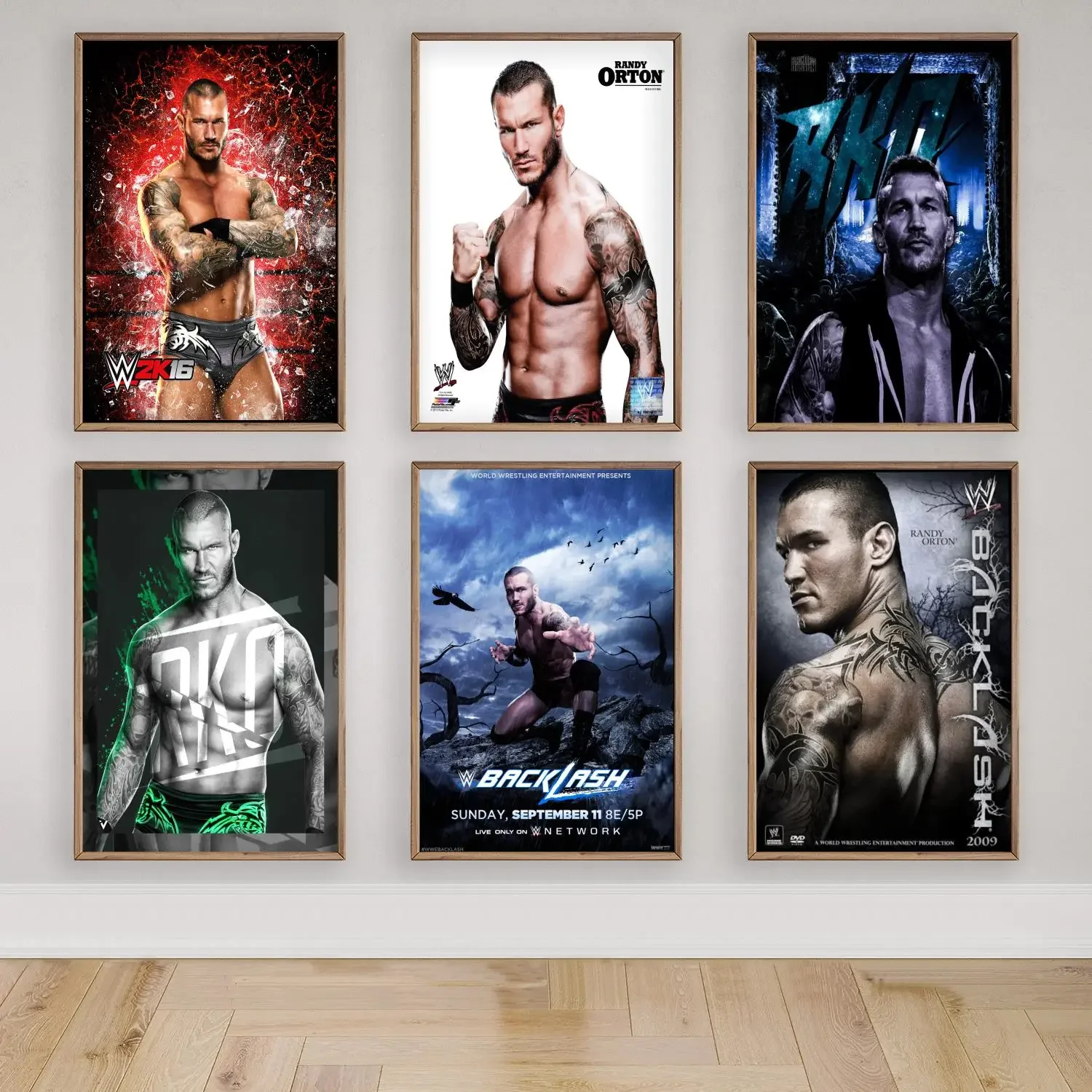 randy orton Canvas Art Poster and Wall Art Picture Print, Modern Family Bedroom Decor Posters