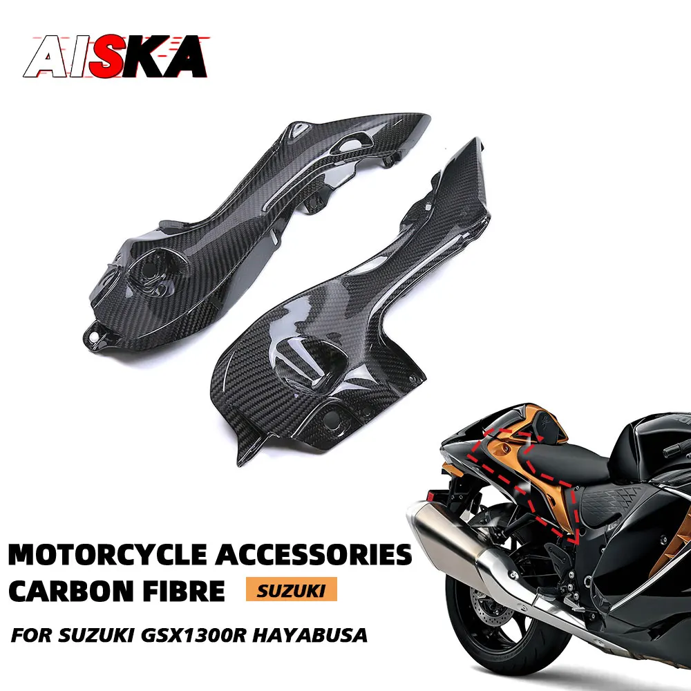 GSX 1300R Motorcycle Real Carbon Fiber Subframe Cover Side Panels Tail Fairing for Suzuki hayabusa GSX1300R 2021 2022 2023 2024