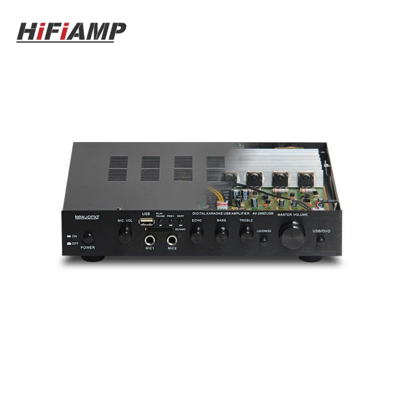 

HiFiAMP AV299D Bluetooth Lossless HiFi Power Amplifier 1941+5198 Tubes 120W High Power Desktop Mini Audio Amplifier