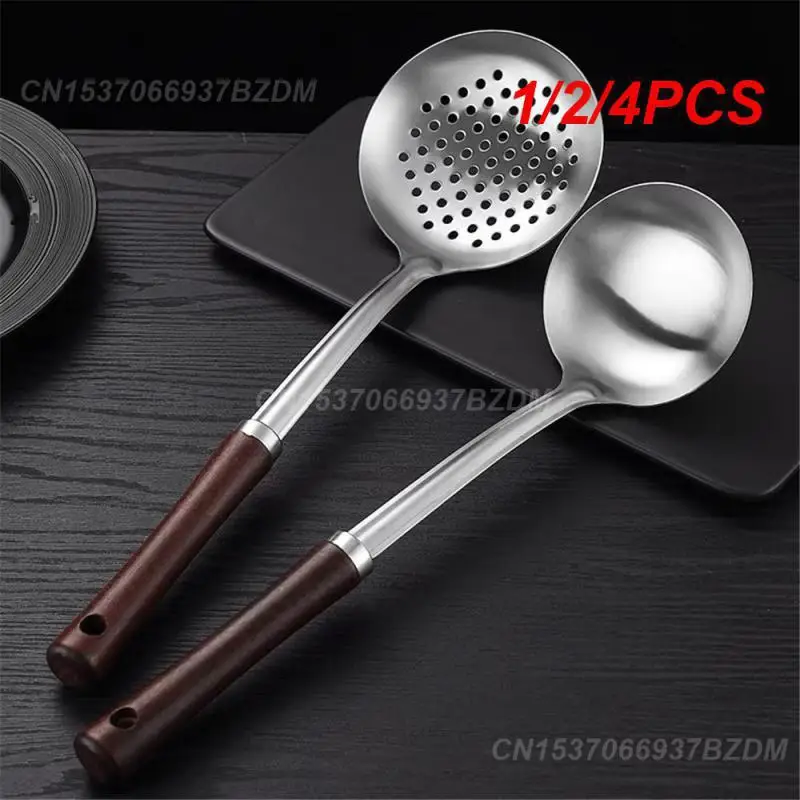 1/2/4PCS Kitchen Essentials Stylish Design Wok Turner Hygienic Ultimate Usability Culinary Set Elegant Non-rusting