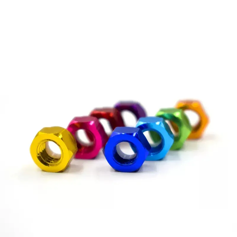 Dado autobloccante in alluminio riutilizzabile con resistenza alle vibrazioni affidabile per applicazioni di smontaggio frequenti M2 M3 M6 M8