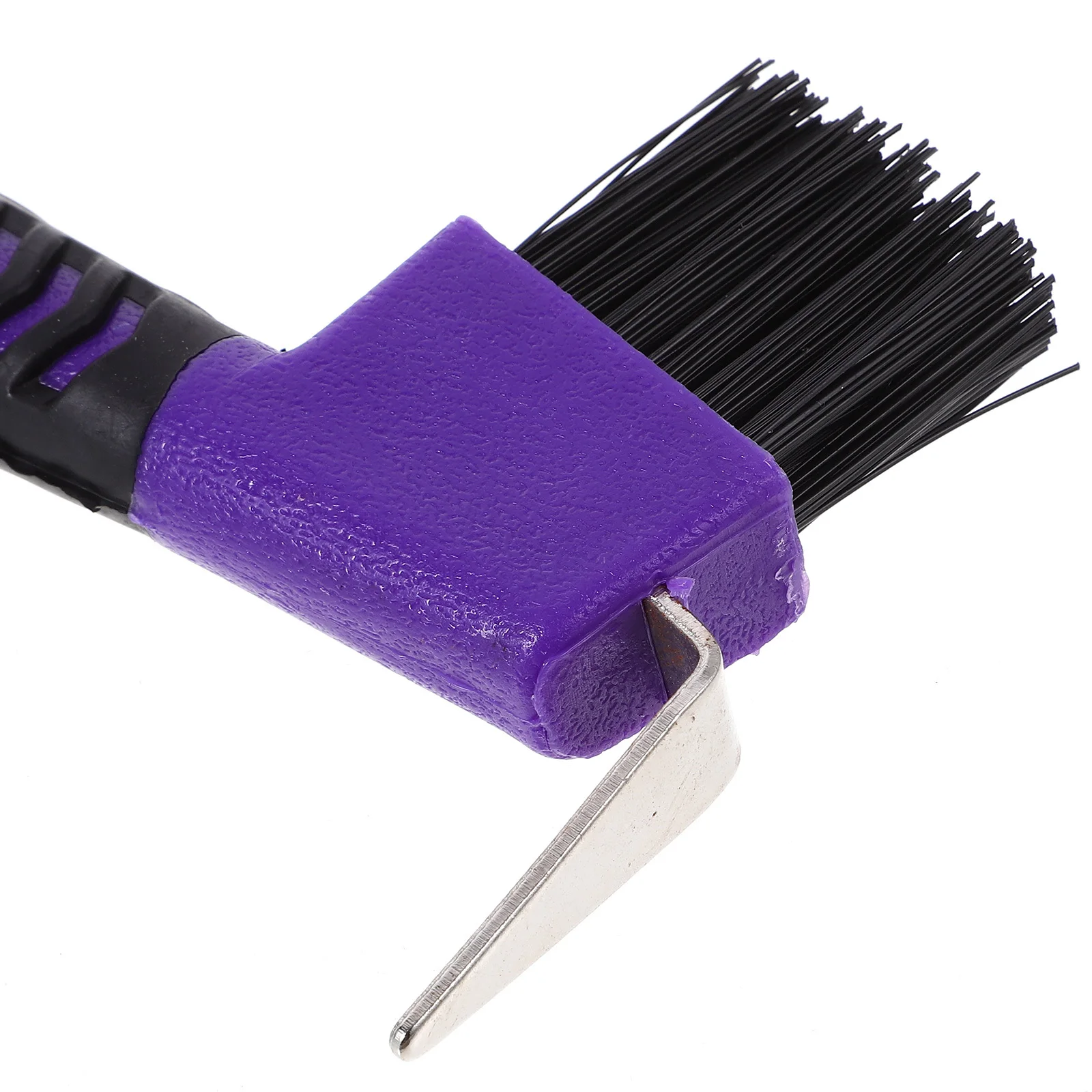 

Stainless Steel Hoof Pick Durable Nylon Brush Soft Cleaning Horse Grooming Tools Supplies Kit Heavy Duty