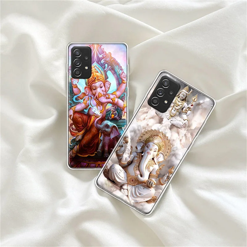 Ganesh lord Phone Case For Galaxy S24 S23 FE A54 A34 A24 A14 A10 A20 A20E A30 A40 A70 A50S Samsung A71 A51 A41 A31 A21S A11 Cove