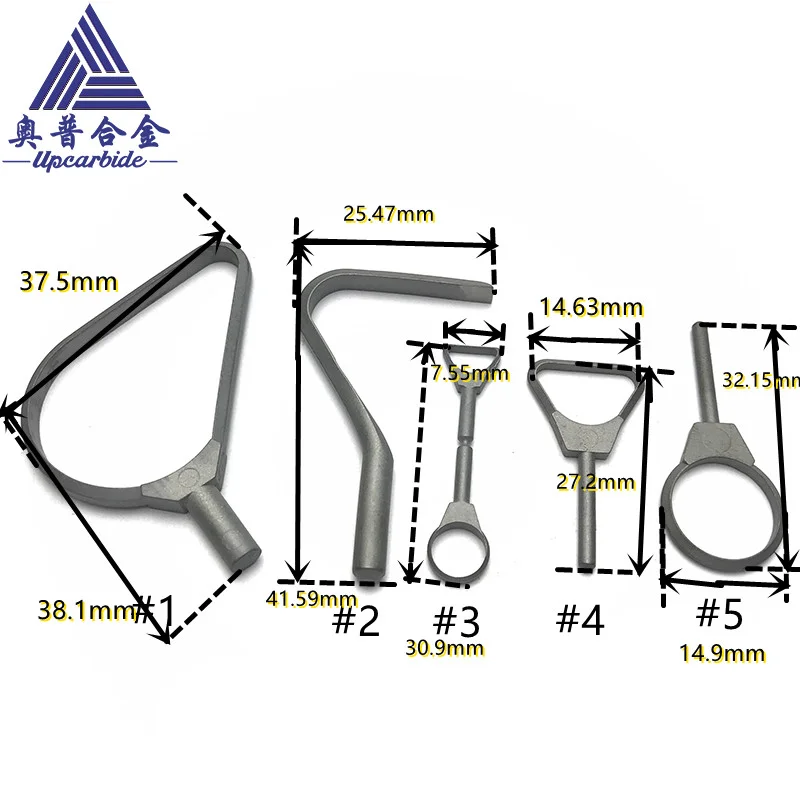 Imagem -06 - Escultura de Argila Raspador Faca Carboneto de Tungstênio Esculpido Lodo Shaper Cerâmica Corte de Argila Grande Loop Ferramentas Acessórios