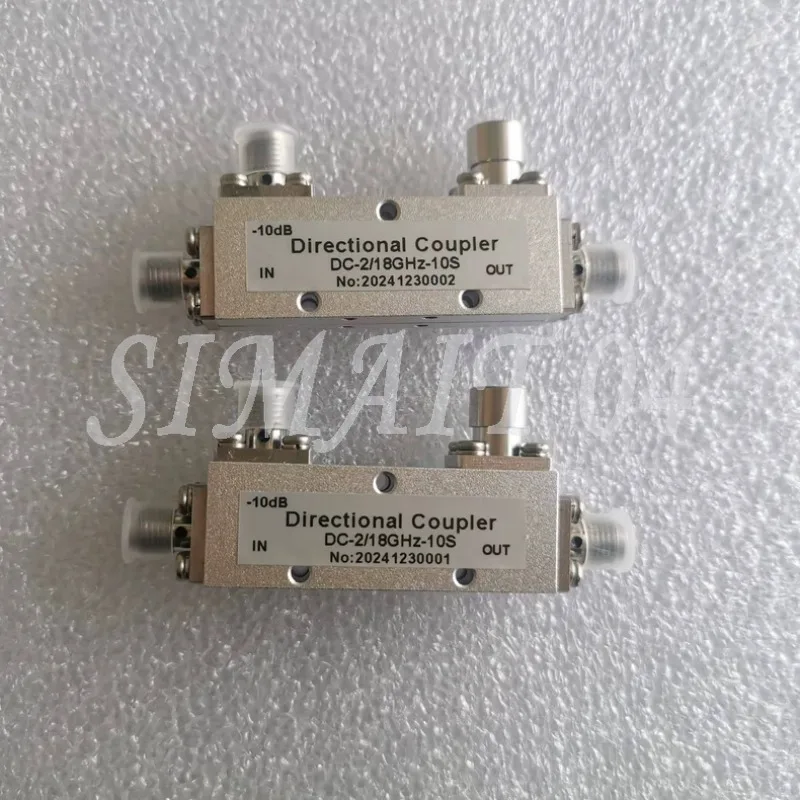 2-18GHz Wideband Coupler, 10dB, 20dB, 30dB. Stainless Steel SMA Connector