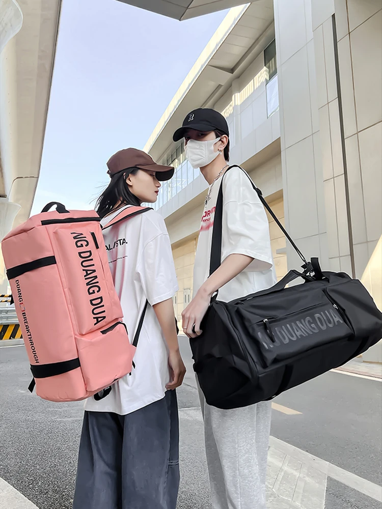Borsa a tracolla doppia Bapa da viaggio per sci di grande capacità da uomo Borsa a tracolla singola a spalla Borsa per allenamento sportivo Borsa per fitn bagnata...