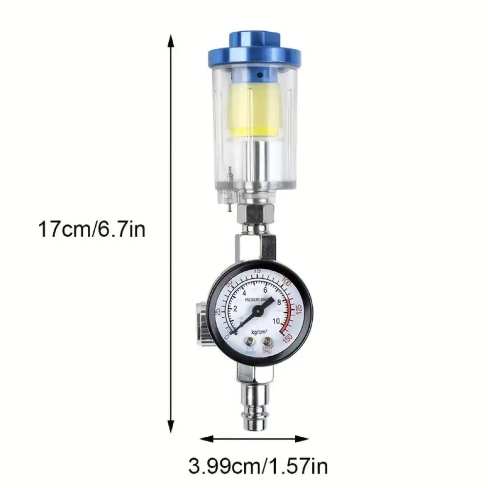 Spray Applicator Air Pressure Regulator Oil Water Separator Pneumatic Filter Tool For Automotive Furniture Coating Work