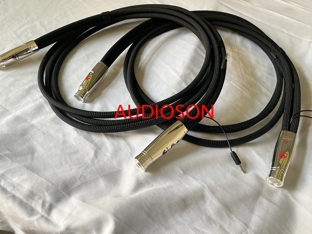 كابل توازن فضي نقي مع حافظة ، سلسلة مخلوق أسطوري ، تنين XLR ، سطح مثالي ، PSS #5