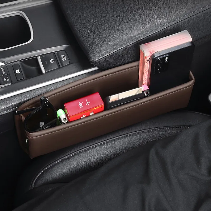 For Mercedes Benz C Class W205 C63 C180 C200 C300 S205 2014~2021 Car Seat Side Gap Filler Storage Box Organizer Case Accessories