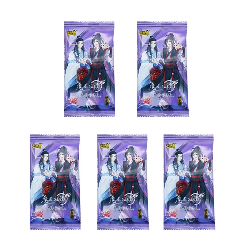 Anime Mo Dao Zu Shi Drunk Dreams Signature Cards Grandmaster Of Demonic Cultivation Wei Wuxian, Lan Wangji Collection Cards