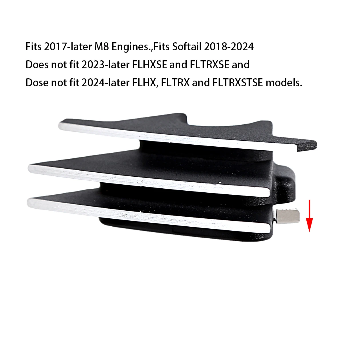 Motorcycle Spark Plug Fillers For Harley 2018-2024 Softail Street bob Breakout Low Rider Fat Boy