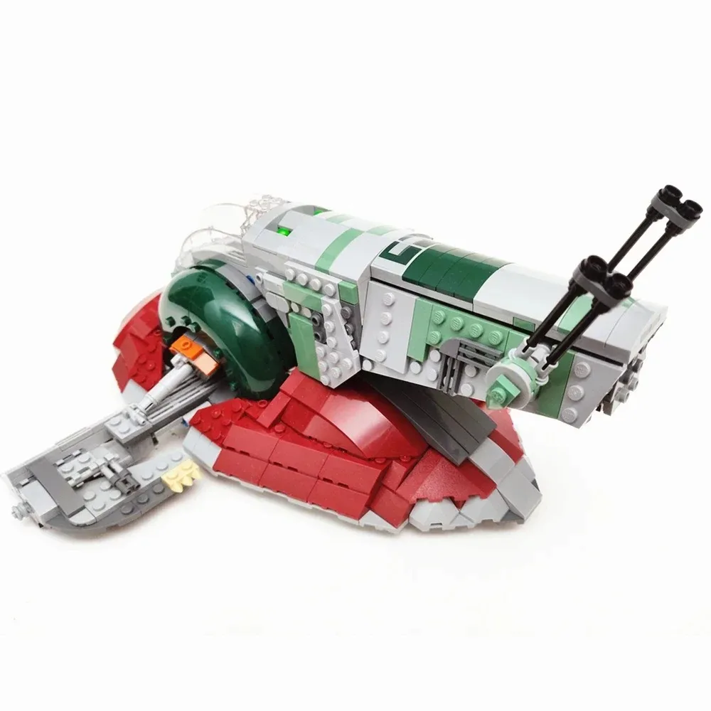 MINISO Disney NEW Ucs Slave 1 Building Block Bricks Educational Toys Birthday Christmas Gifts Compatible 75243 Toys For Children