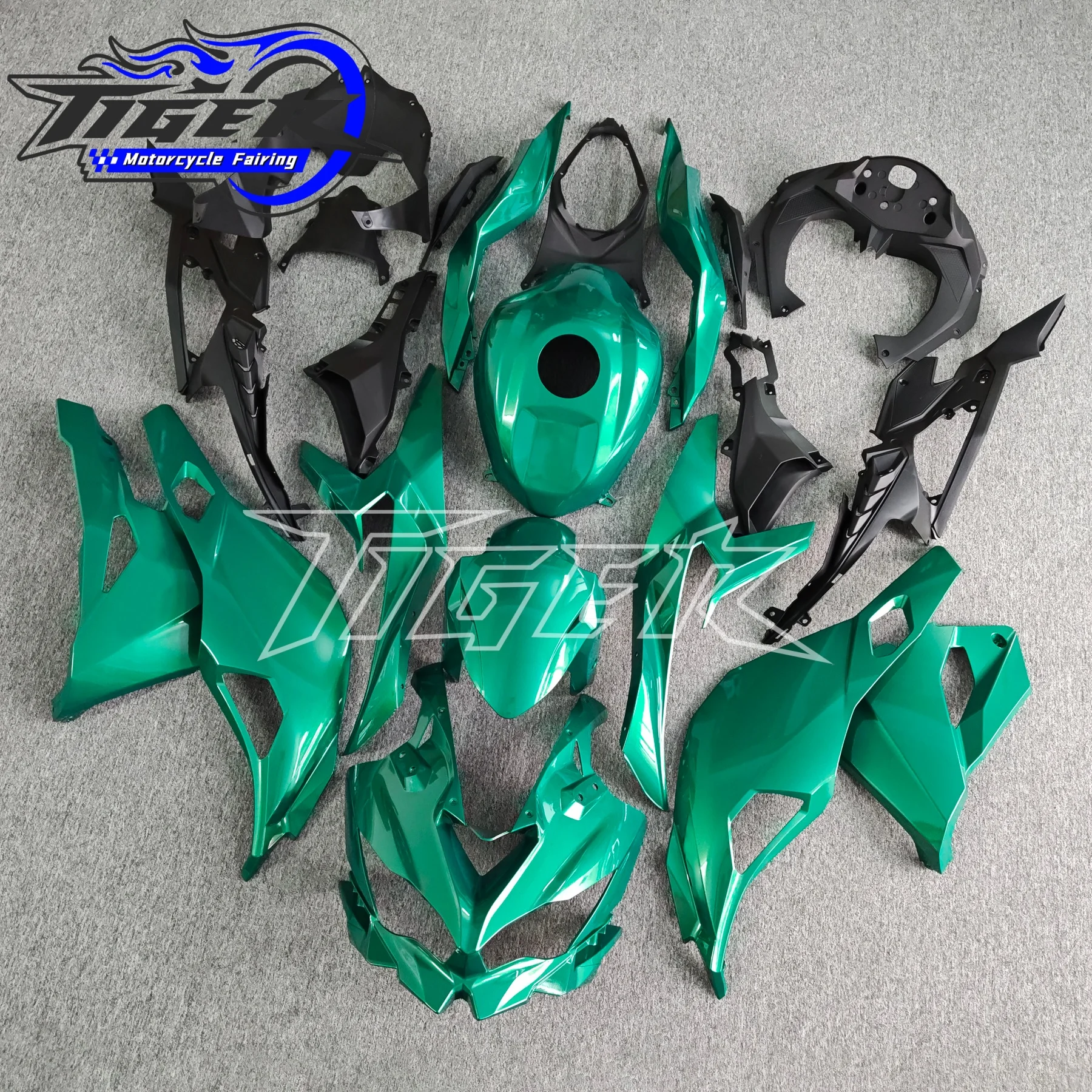 Motorcycle Molding Fairing For Kawasaki ZX4R ZX4RR ZX25R 2019-2023 2024 2025 New Green Gloss Fairings Kit Bodyframe Protective
