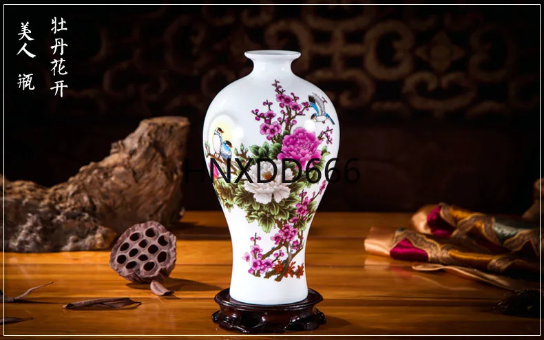 مزهرية سيراميك لتزيين تأثيث المنزل، الحرف اليدوية، طاولة القصر، وعاء الزهور المزيفة، الحلي، مزهرية زهور فلوريرو، ارتفاع 23 سم