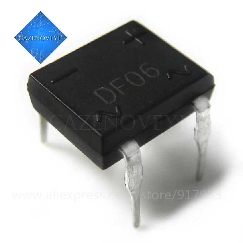 

10pcs/Lot DF06M DF06 DIP-4 1A 600V Bridge rectifier bridge In Stock