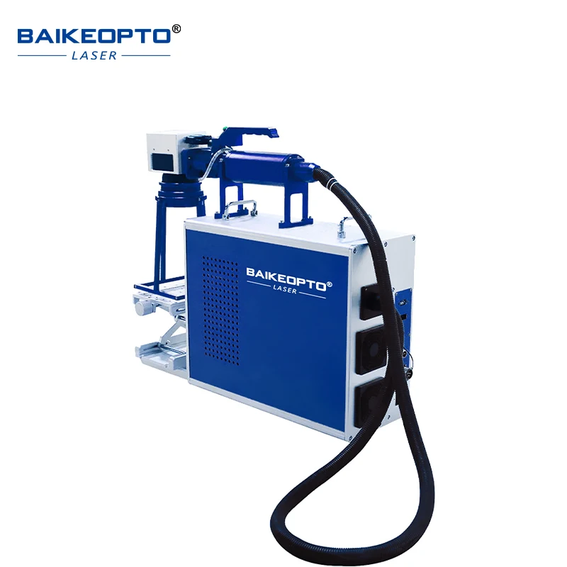 20W 30W Handheld Raycus Fiber Lase r Marking Machine Metal Jewelry Engraver Lightweight Las er Marker for Metal