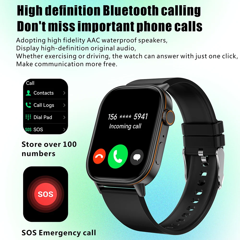 Luksusowy wojskowy Smartwatch GPS zegary Fitness 3ATM wodoodporny inteligentny zegarek sportowy zegarki na rękę dla kobiet mężczyzn Xiaomi Android 2025