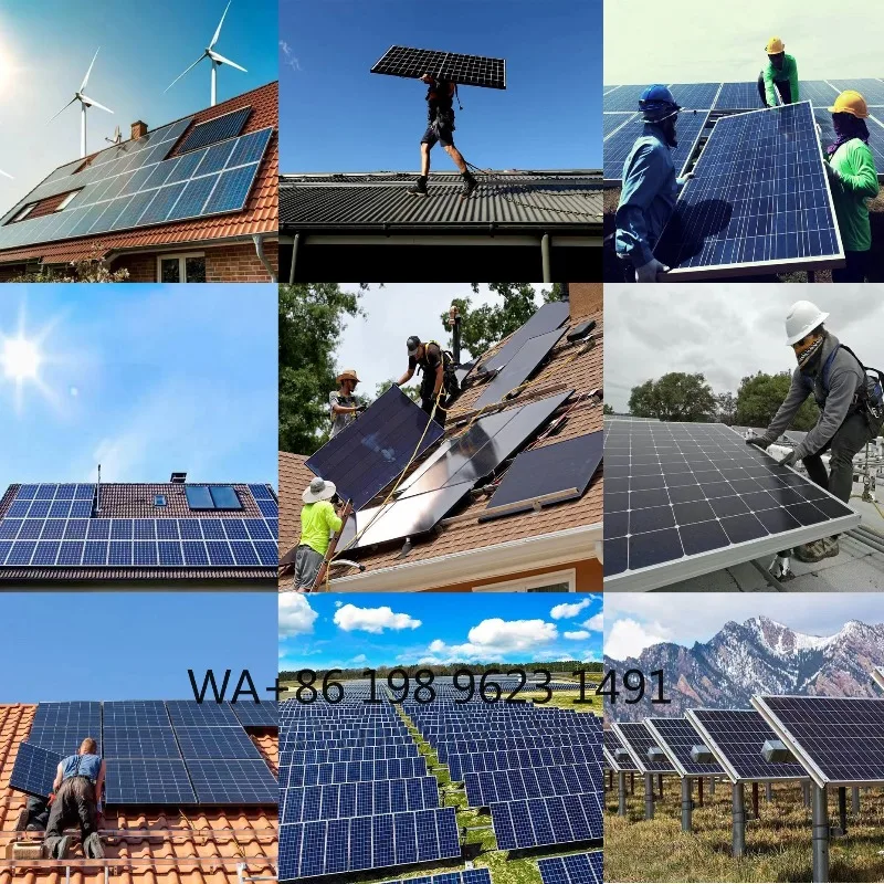 144-Cell High-Efficiency Monocrystalline Solar Panel 7-Layer Protection Cloudy Day Power