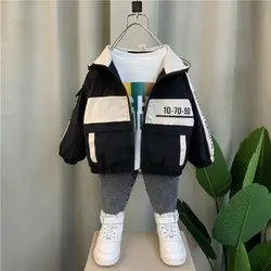 Spring and Autumn Children's Clothing Boys Jacket New Fashionable Children's Hooded Casual Coat Kids Baby Coat