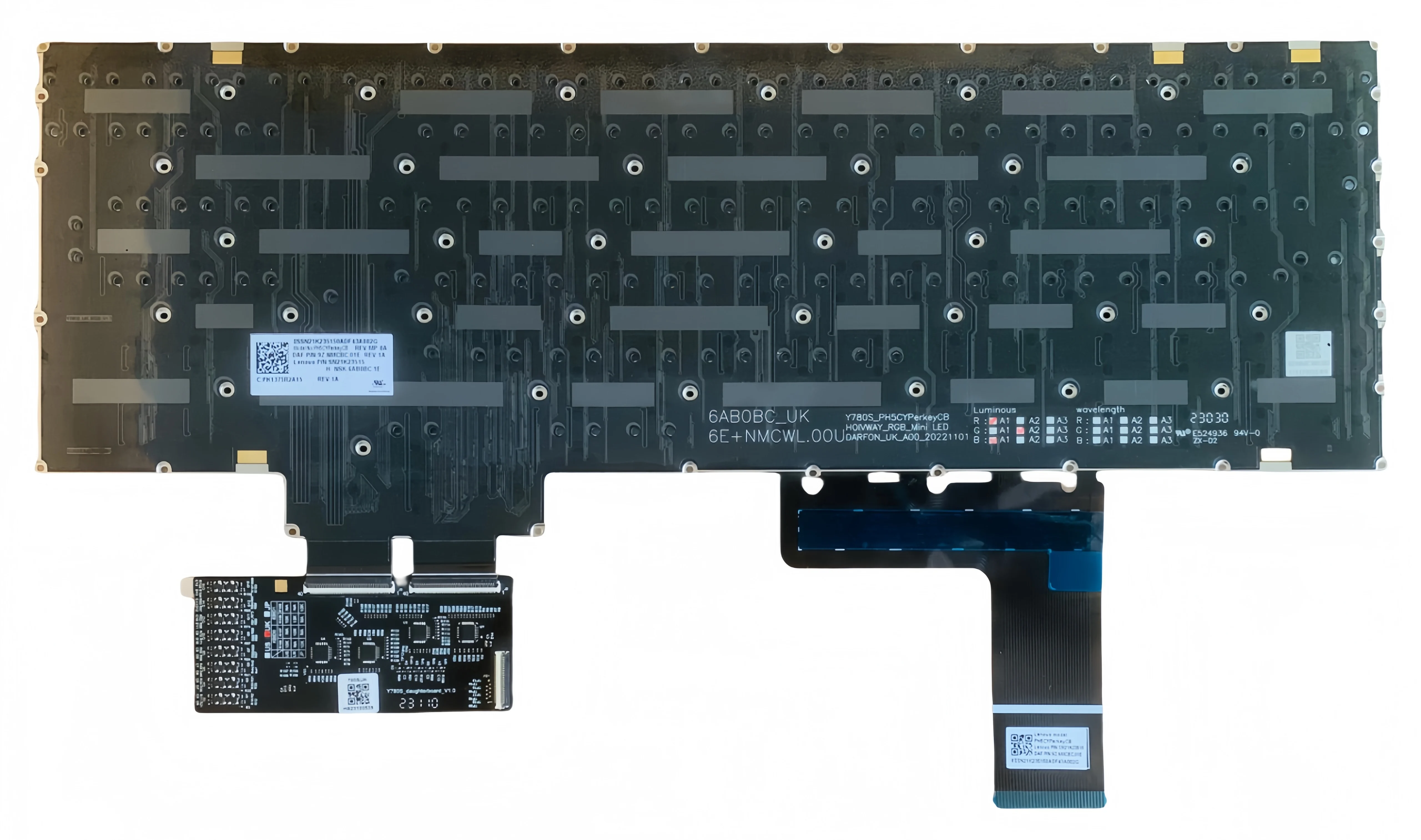 Latin Gray Laptop keyboard For Lenovo R9000X R9000K 16ARHA7 ARHA7 2022 LA Notebook with PCB-backlit