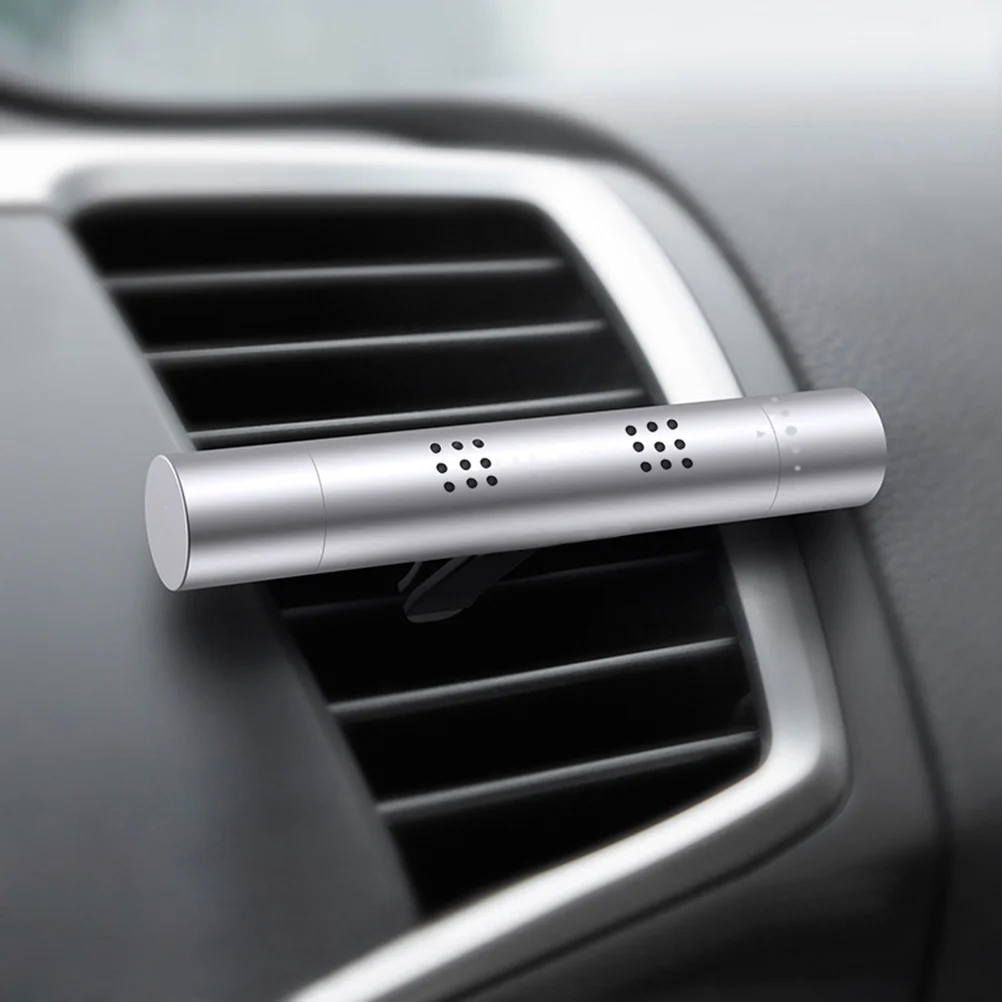 

3Pcs Car Air Vent Essential Oil Diffuser Aromatherapy Stick Silver Car Air Freshener Perfume Adjustable Scent for Driving