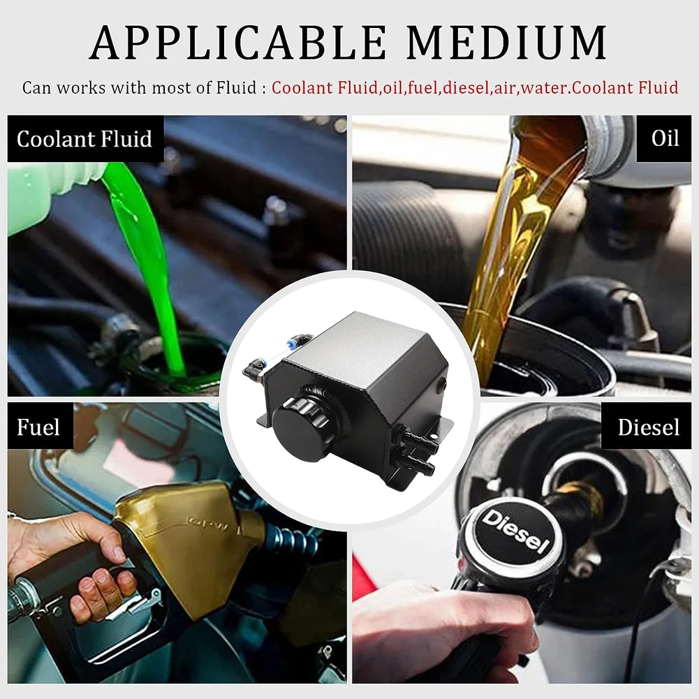 

1L/2L Radiator Coolant Overflow Bottle Universal Recovery Water Tank Radiator Overflow Coolant Can Car Accessories