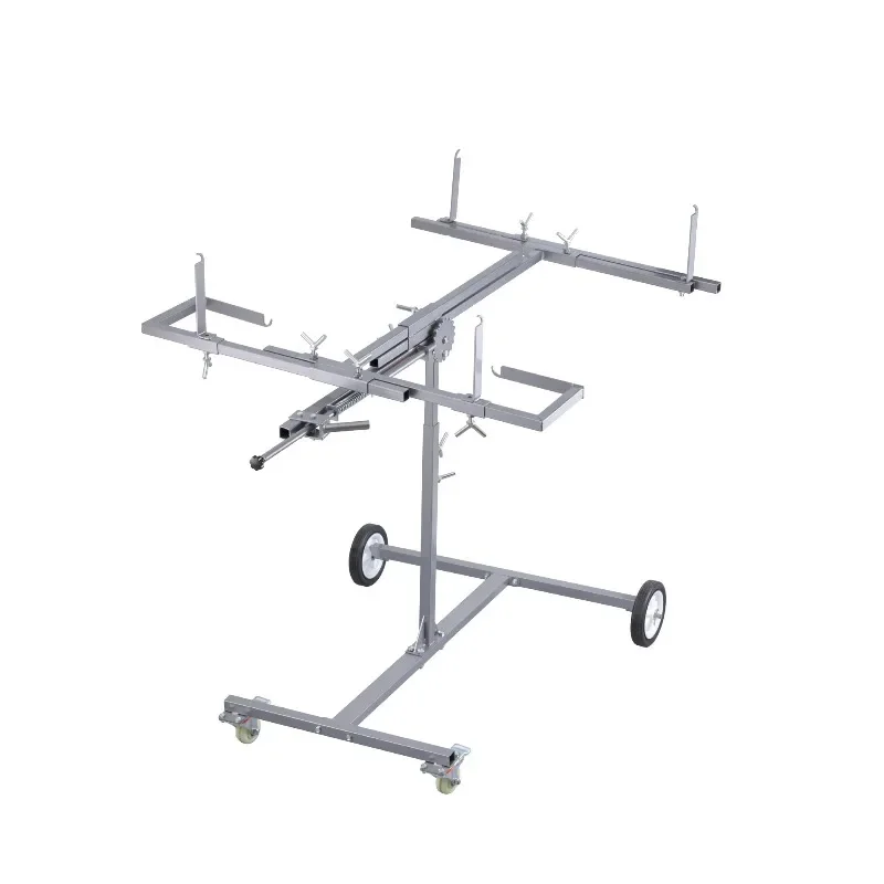 Paint shop multi-functional car sheet metal rotating rack auto repair car door hanger manufacturer car repair tool