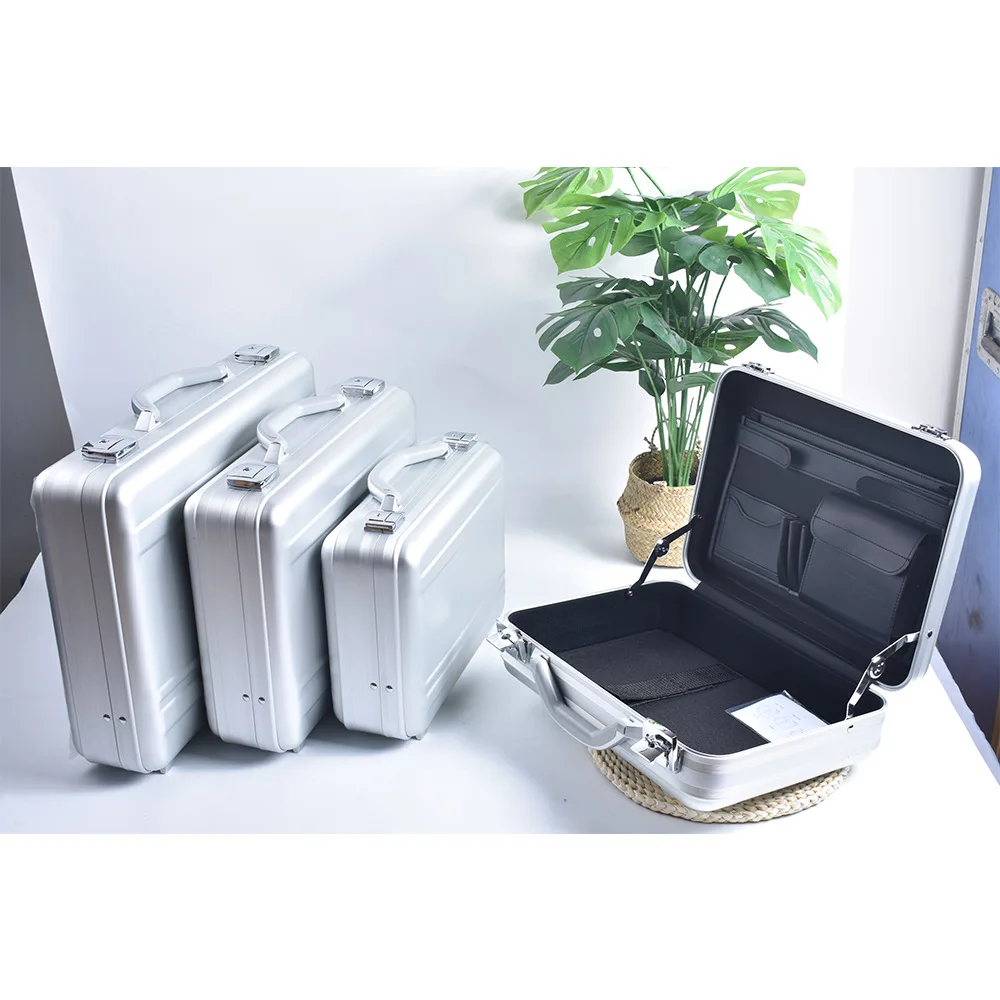 Portable Storage Aluminum Alloy Computer Instrument Equipment Box Sample Tool Display Box