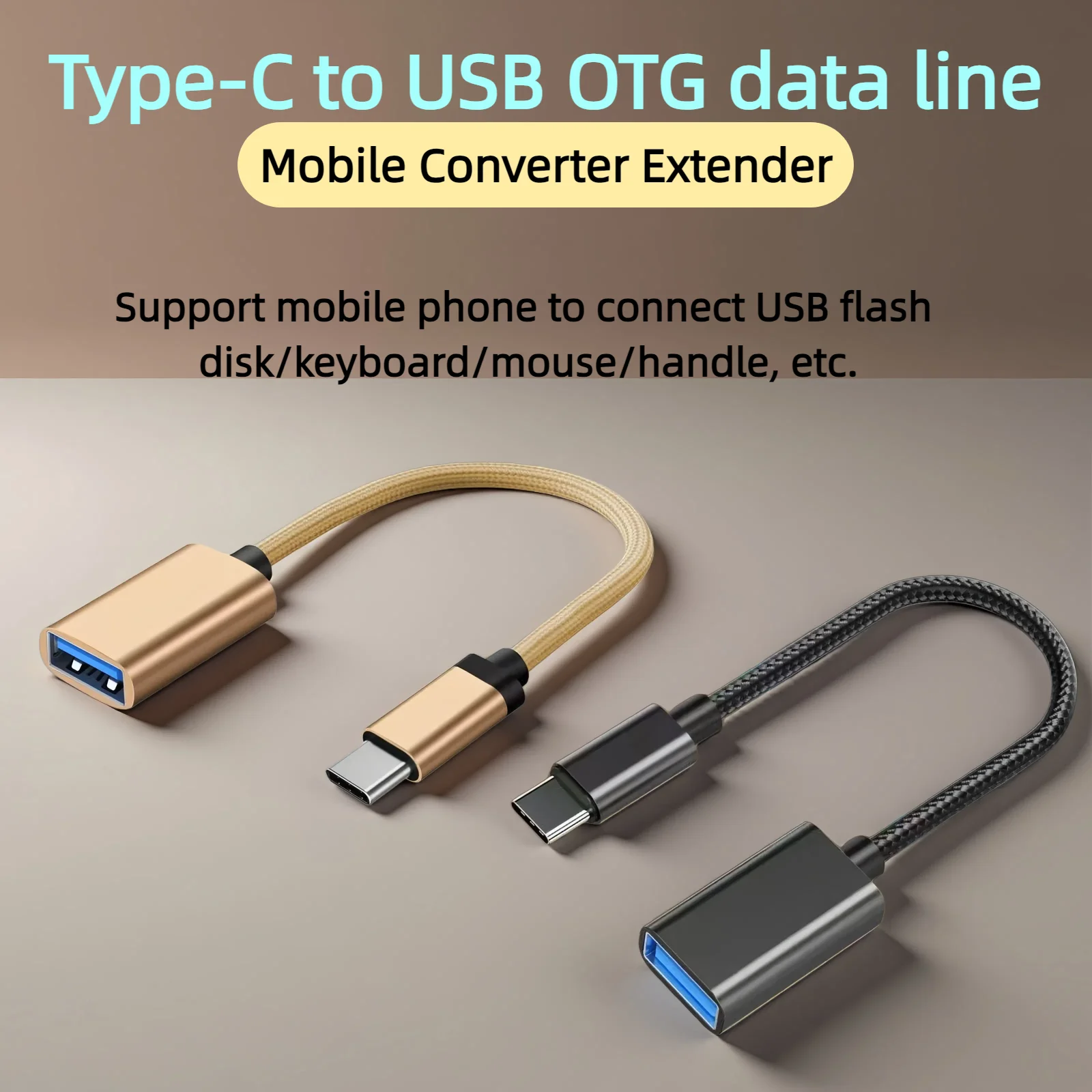 

USB Type C Male to USB Female Cable Adapter USB-C To USB OTG Adapter Cable OTG Cable
