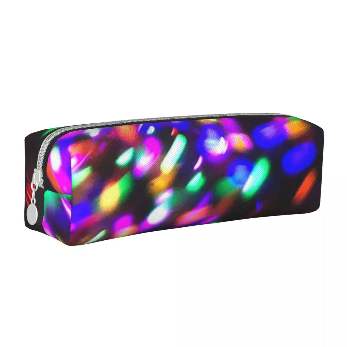 Psychedelic Print Pencil Case Colorful Lights Students Pen Box Design Back To School Pencil Cases Stationery Organizer Gift Idea