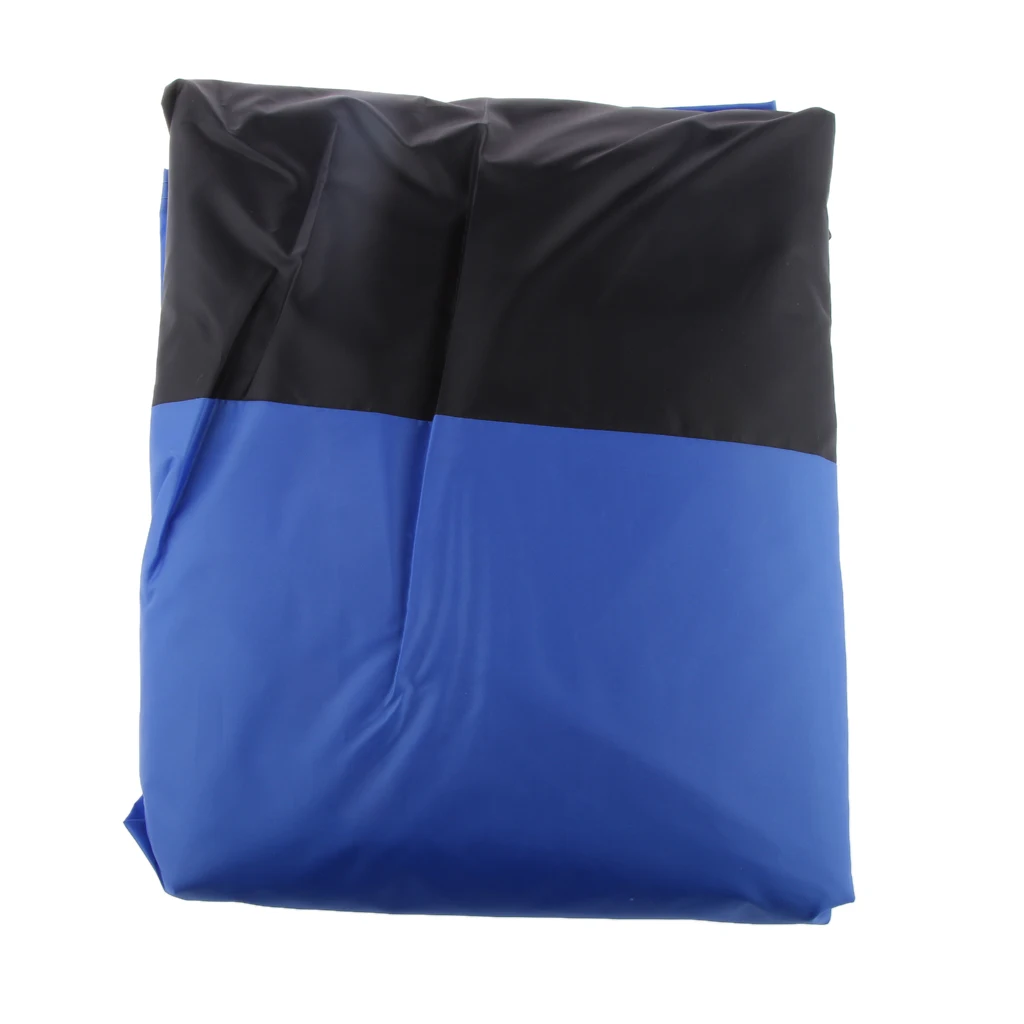 Motorcycle Cover Waterproof Outdoor Weather Protection Black+Blue XXL