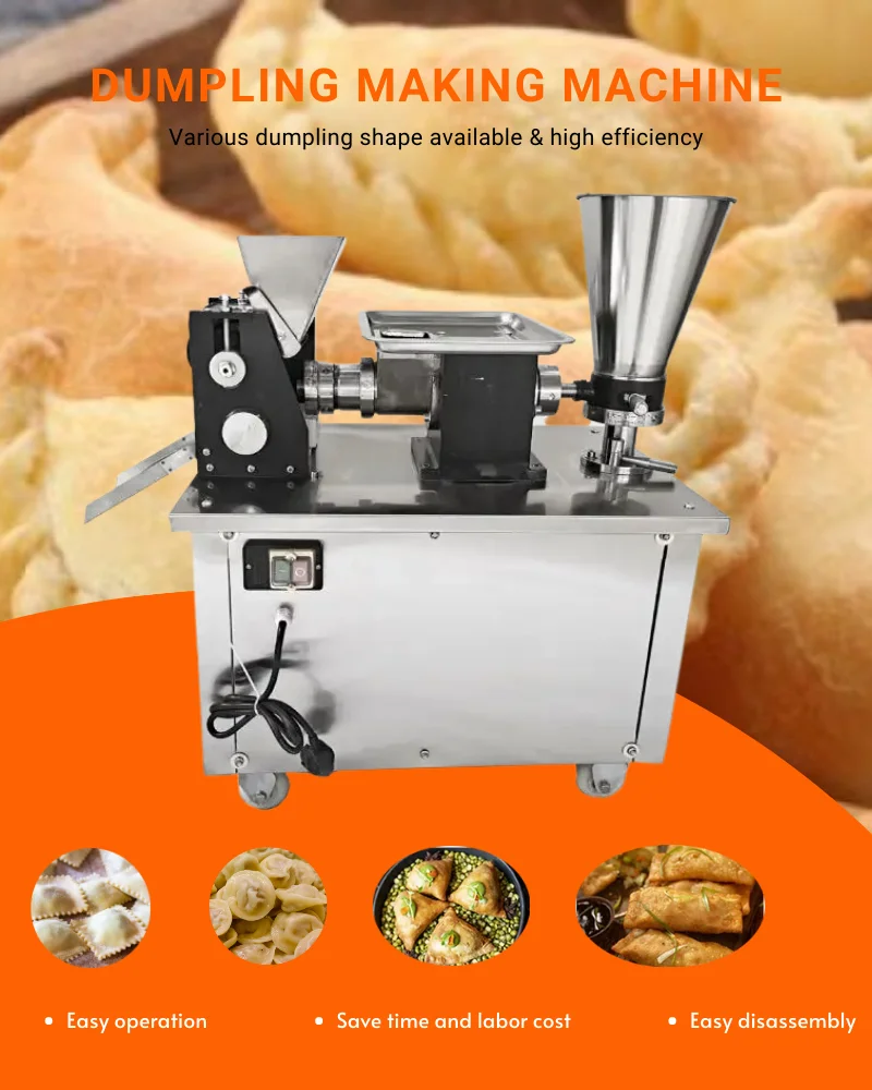 4500pcs/h Automatic Dumpling Machine Large Pie Making Big Empanada Machine Forming Samosa Making Machine Price