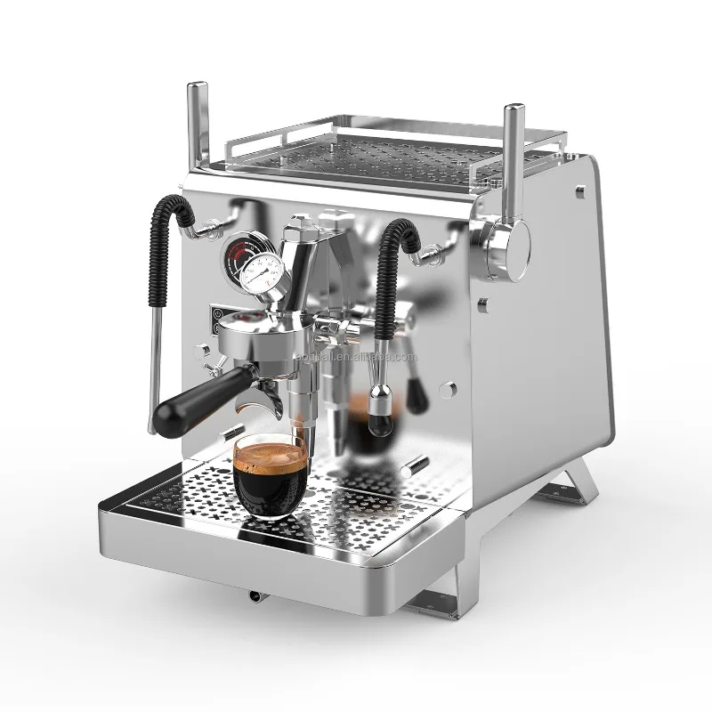 

High-End Commercial Electric Coffee Machine Programmable 20Bar Double Pump and Double Furnace Automatic Coffee Maker