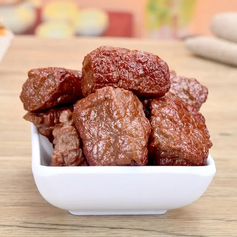 W89C 6PCS BTOAK thực tế Keychain bít tết nhân tạo