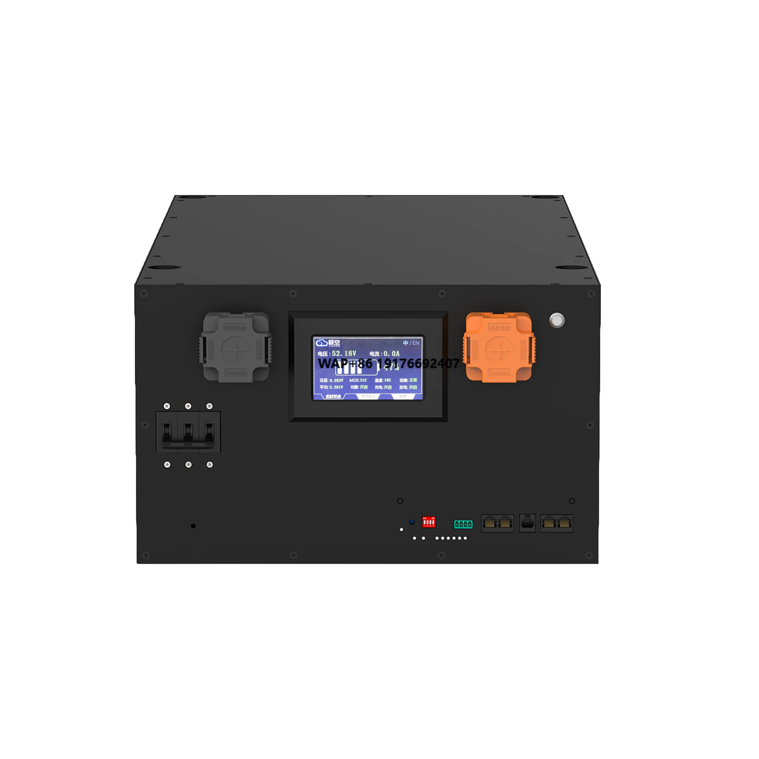 بطارية ليثيوم أيون البطارية الشمسية تخزين الطاقة 51.2 فولت 280 أمبير بطارية LiFePO4 الشمسية المثبتة على الرف